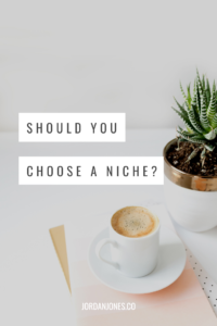 should you choose a niche 